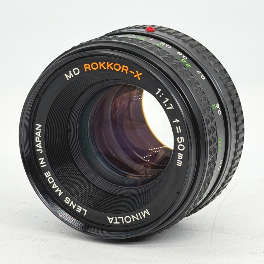 Minolta MD Rokkor-X 50mm f1.7 Manual Focus Prime Lens Made in Japan 2170659